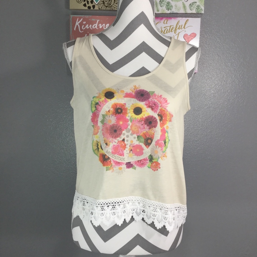 Like new Festival Free by Woodstock top